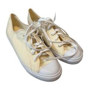 New Women's Chuck Taylor All star Converse Pale Yellow Yellow size 8 Lemon Slush
